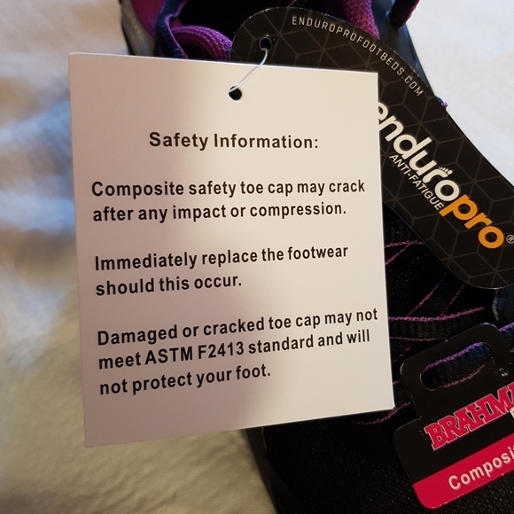 Brahma womens Composite toe work shoes sneakers size 12 available - Picture 5 of 15